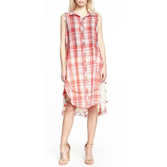 Aratta I Can't Resist Tunic Dress • Small • Reg $202 • Embroidered • Split Sides - Picture 2 of 9